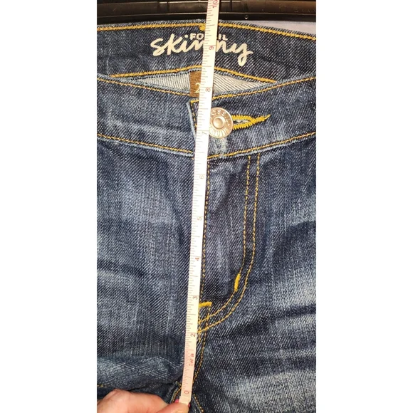 Fossil Women's Jeans Med Wash Skinny Size 29 - Picture 8 of 10